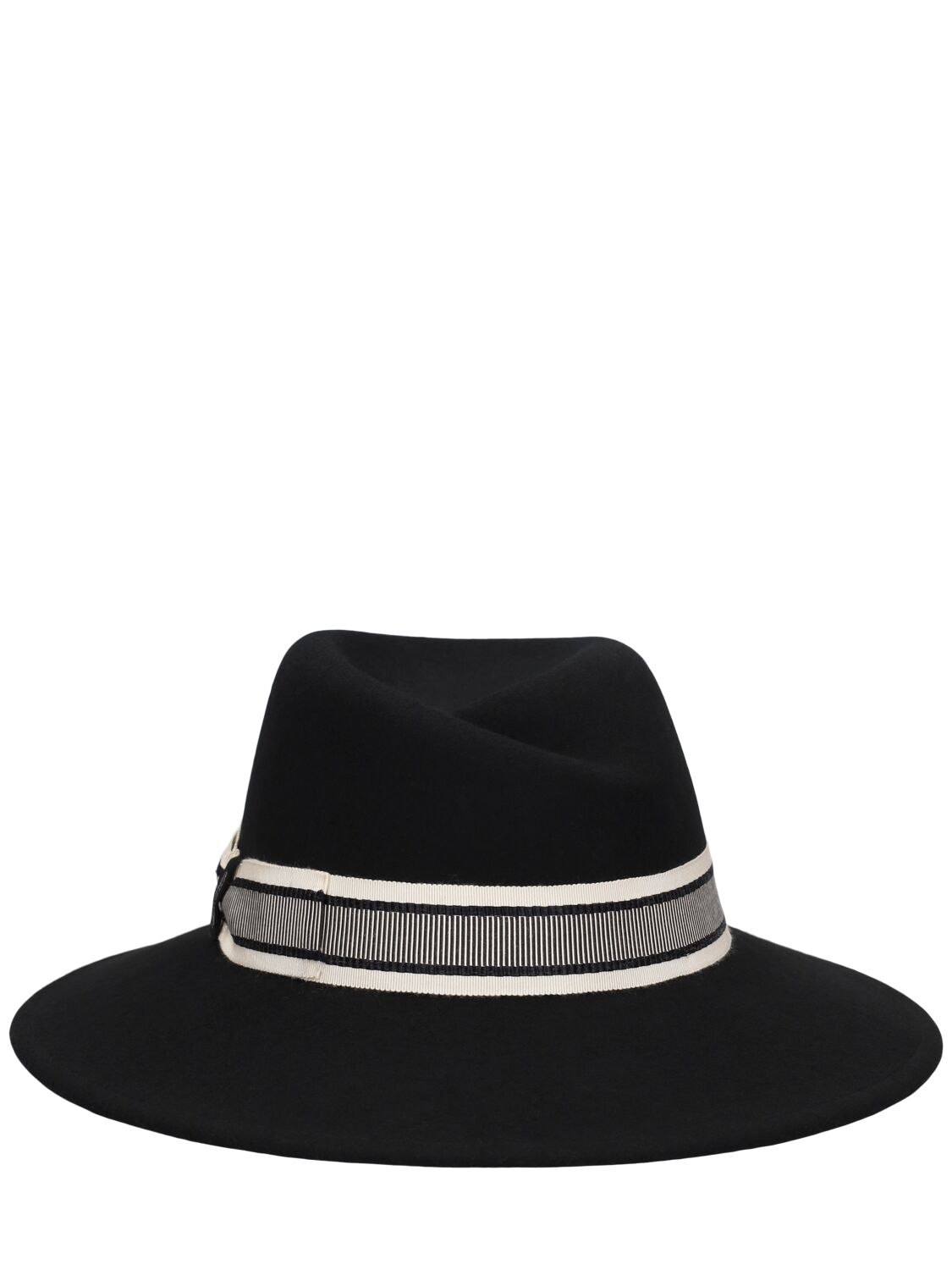 Borsalino Romy Wool Felt Hat In Black