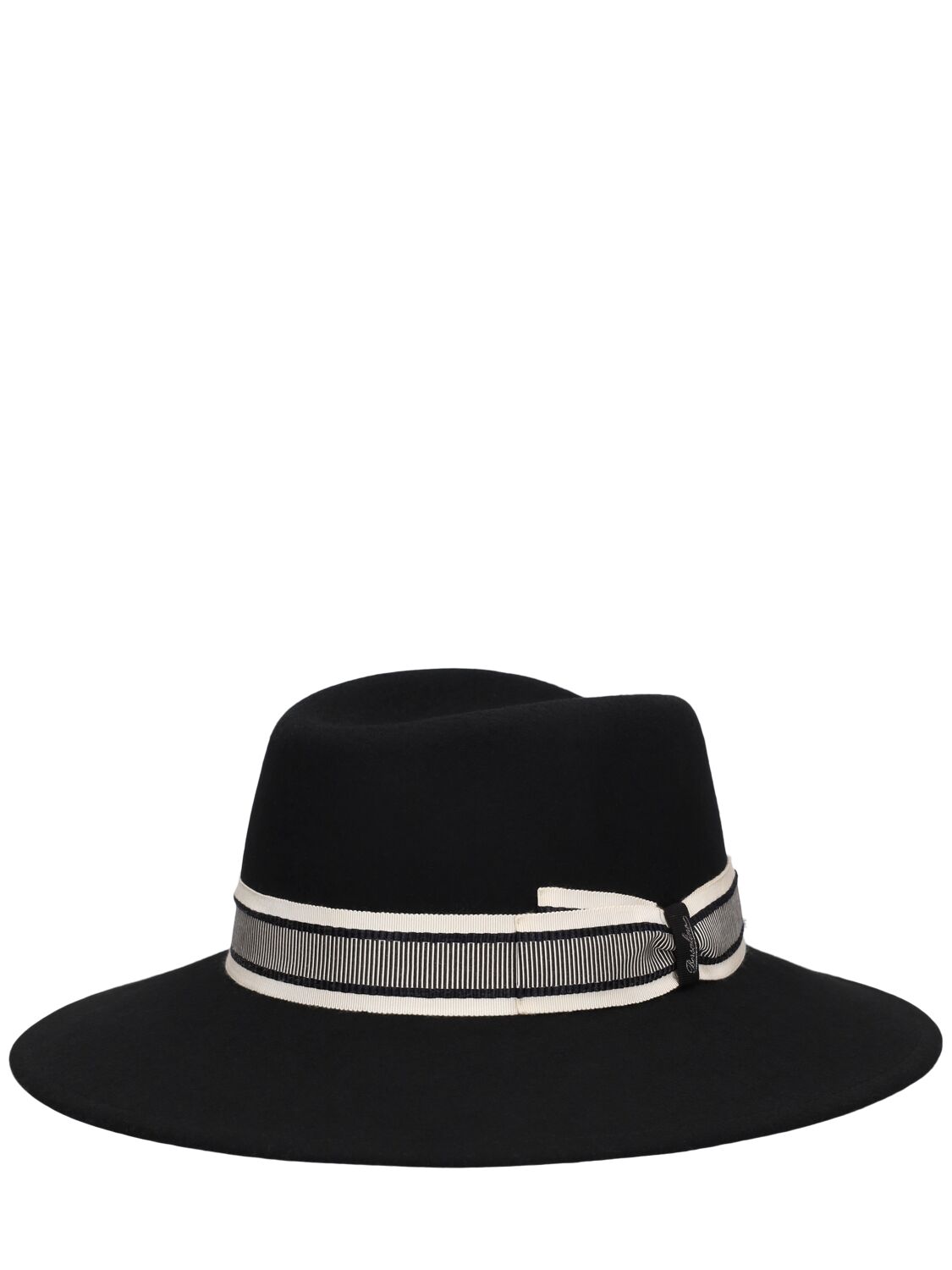 Shop Borsalino Romy Wool Felt Hat In Black