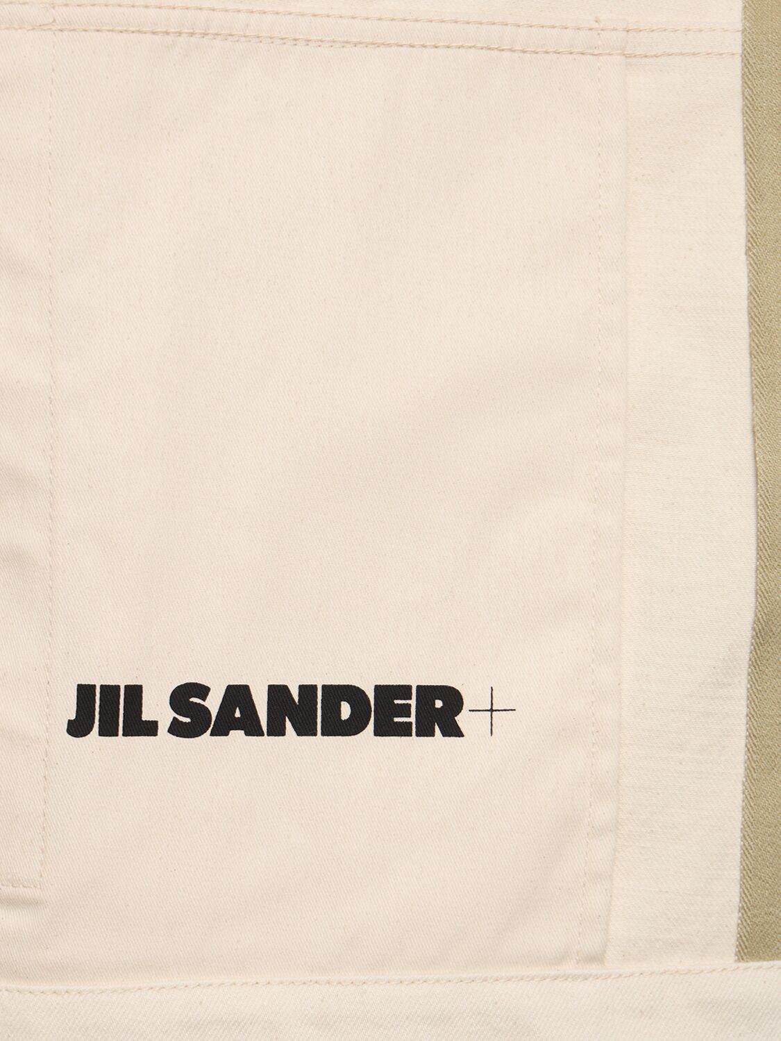 Shop Jil Sander Cotton Denim Shirt In Natural