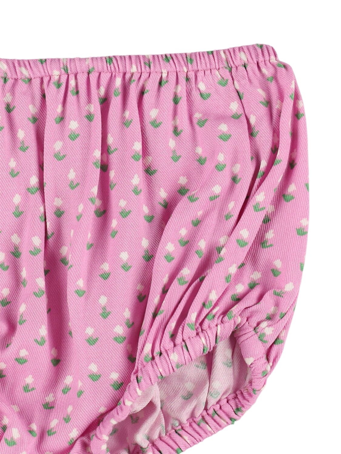 Shop Stella Mccartney Printed Viscose Dress & Diaper Cover In Pink/multi