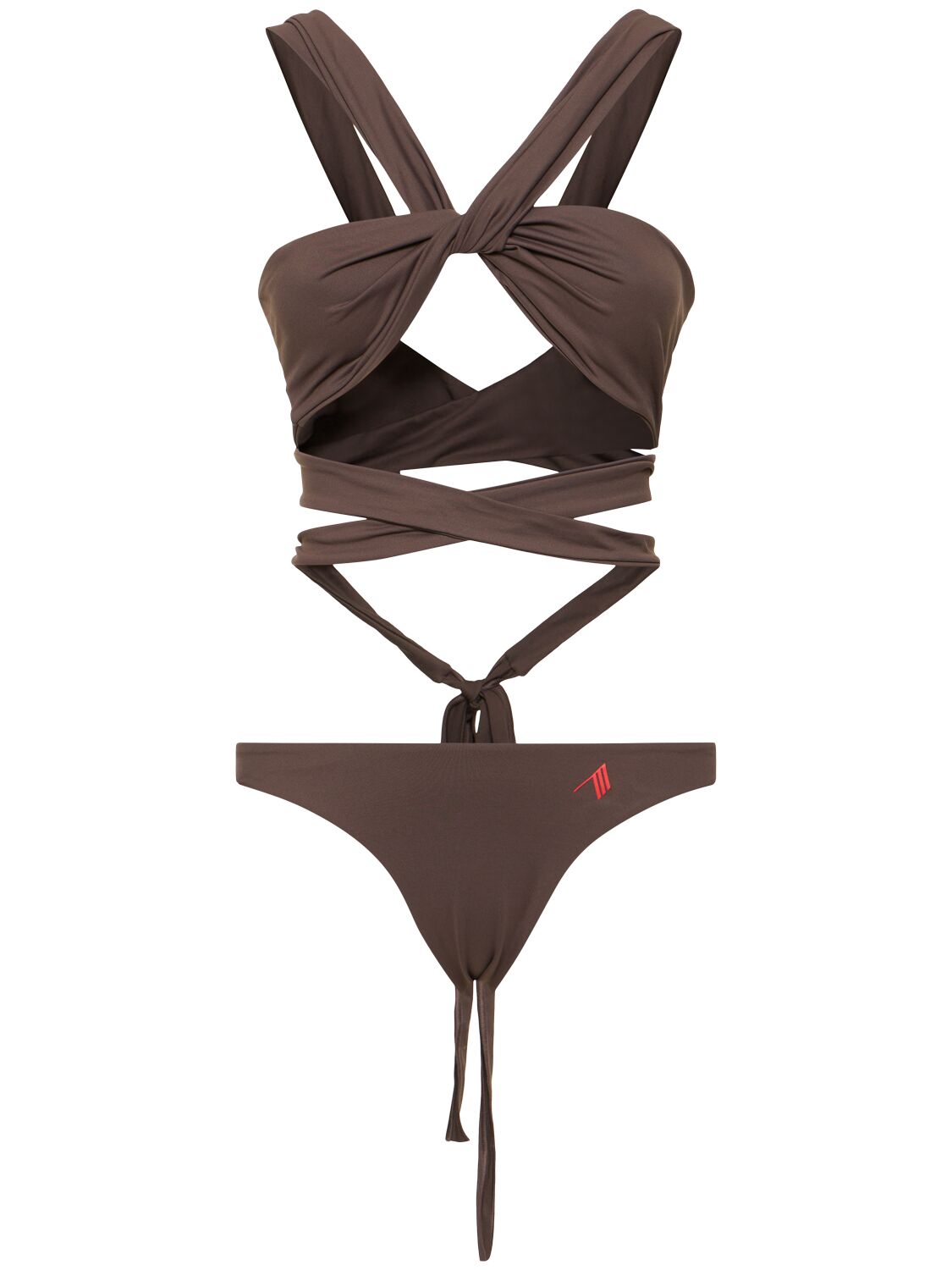 Image of Lycra Wraparound Swimsuit