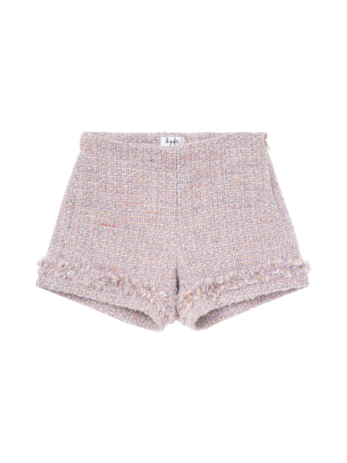 Il Gufo Wool Blend Shorts In Pink