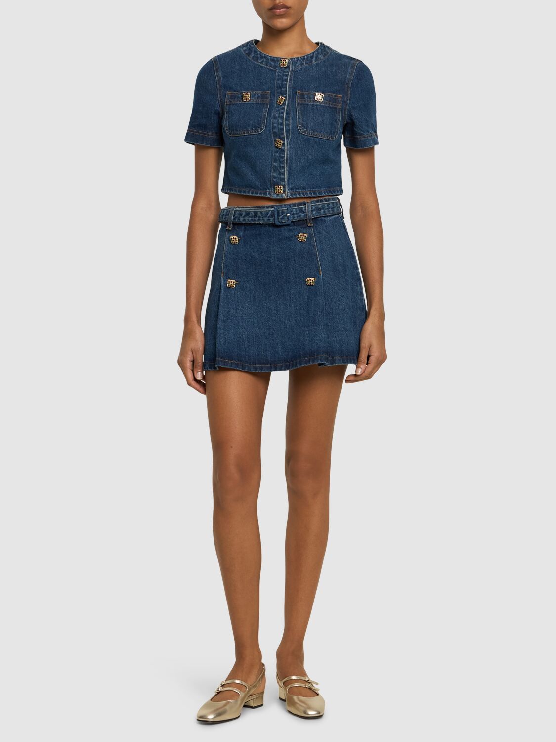 Denim Crop Top