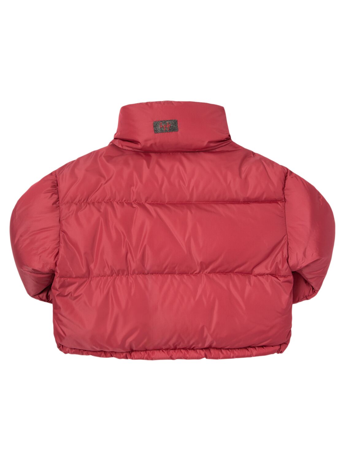 Shop Il Gufo Hooded Nylon Down Jacket In Red