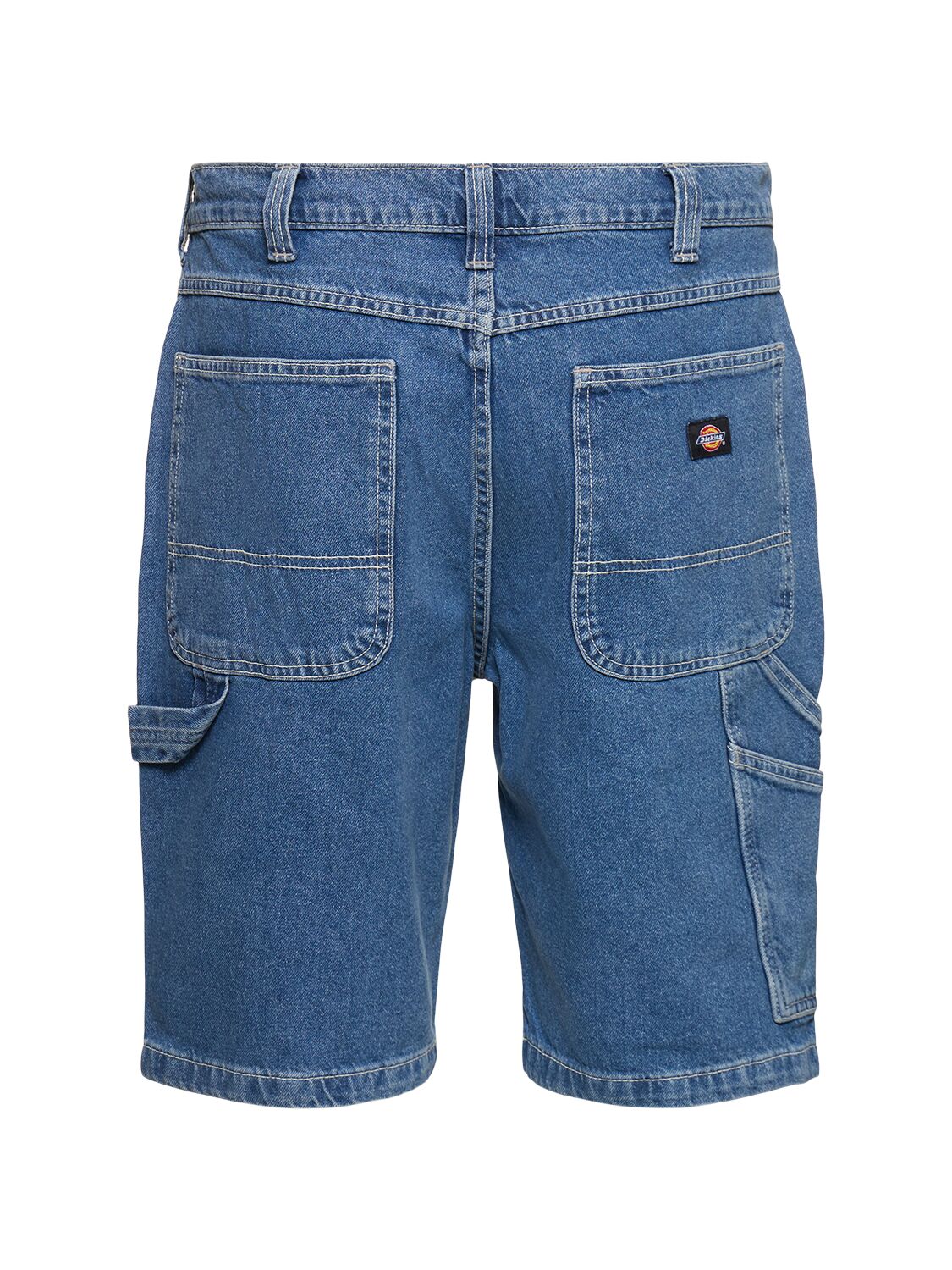 Shop Dickies Garyville Cotton Denim Shorts In Classic Blue
