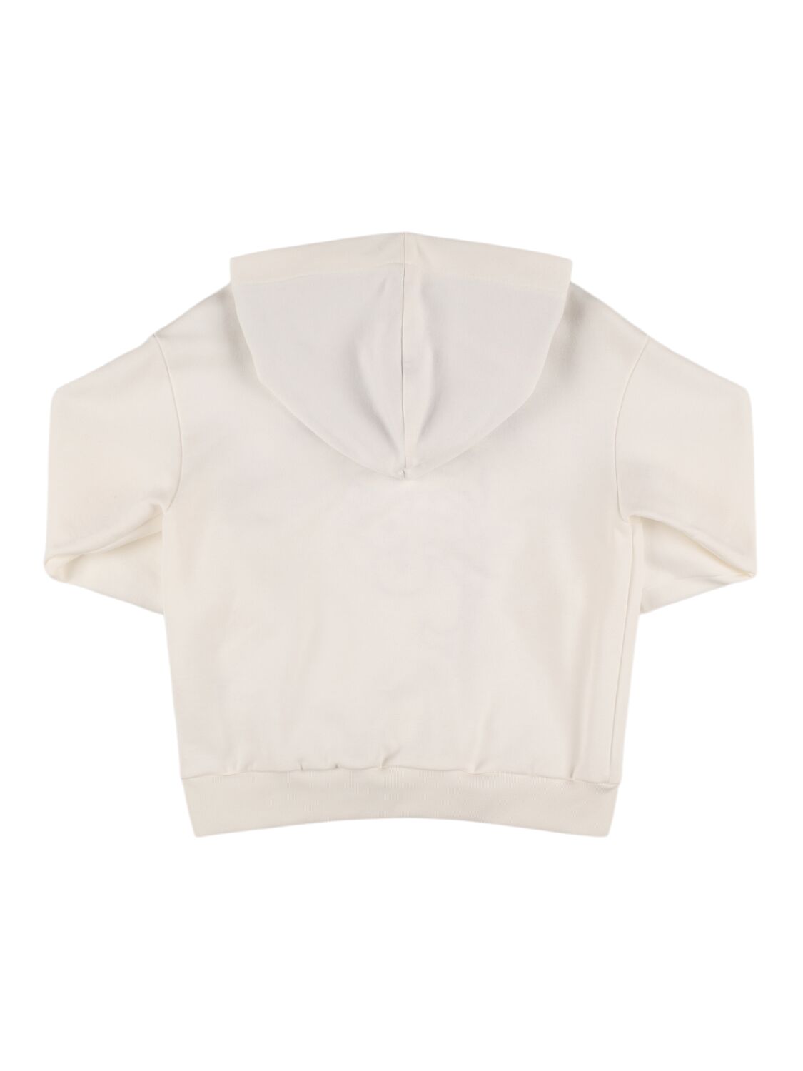 Shop Pucci Embroidered Cotton Hoodie In White