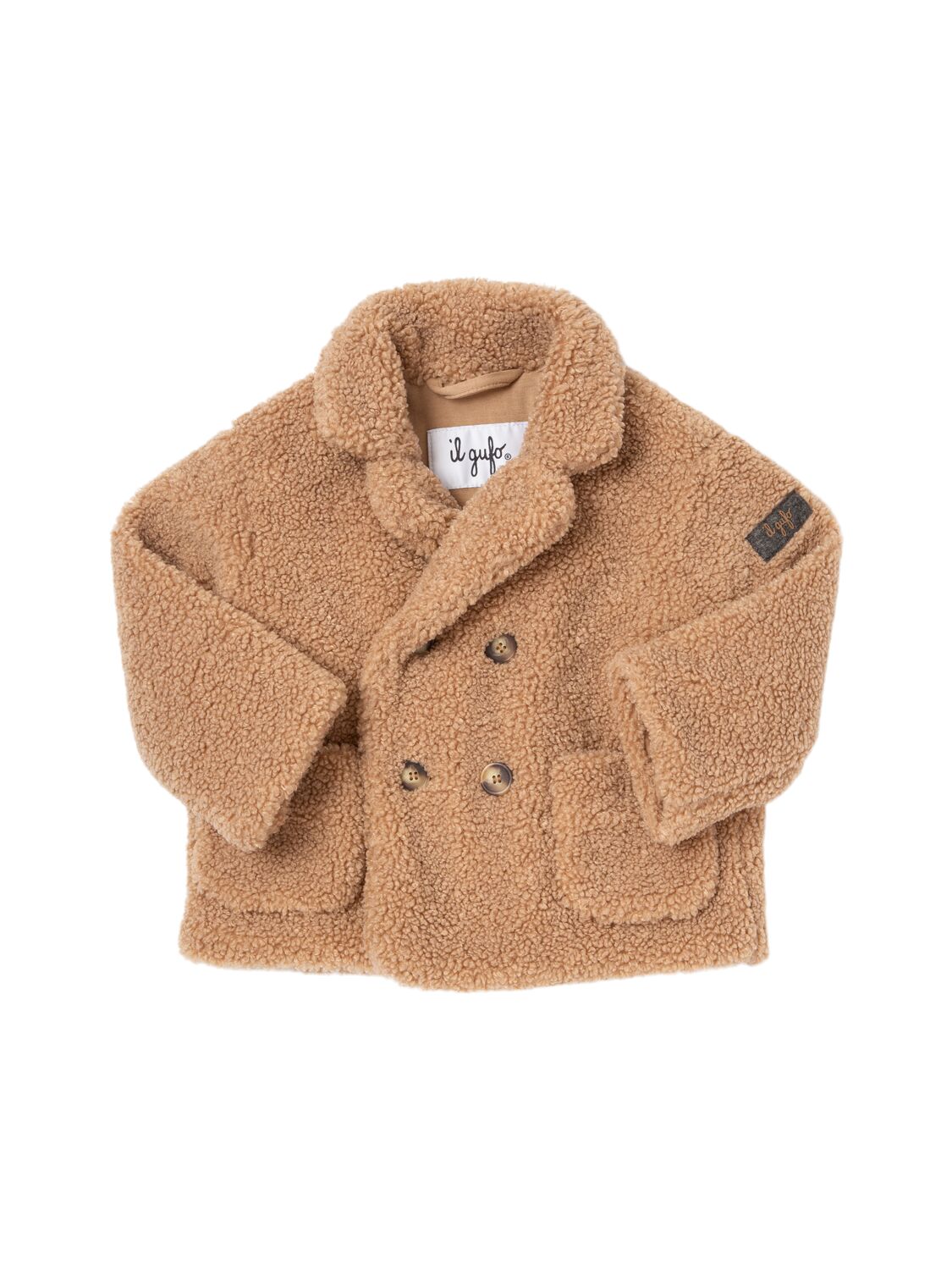 Il Gufo Teddy Coat In Brown
