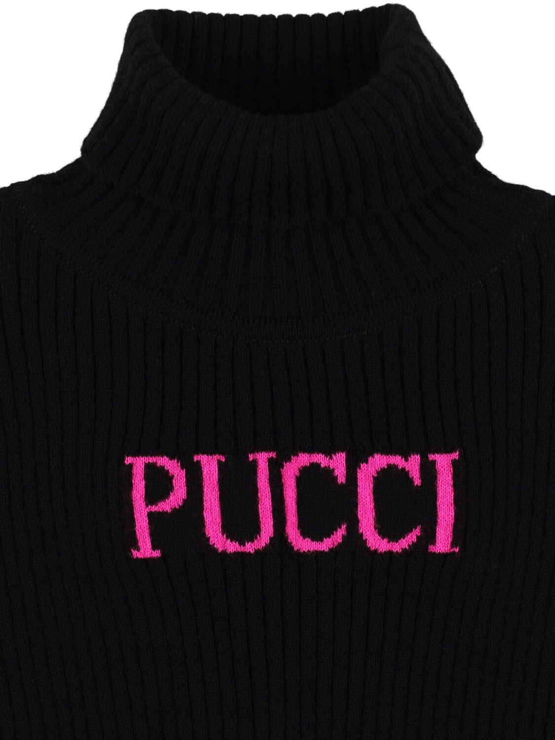 Shop Pucci Wool & Cashmere Knit Turtleneck In Black