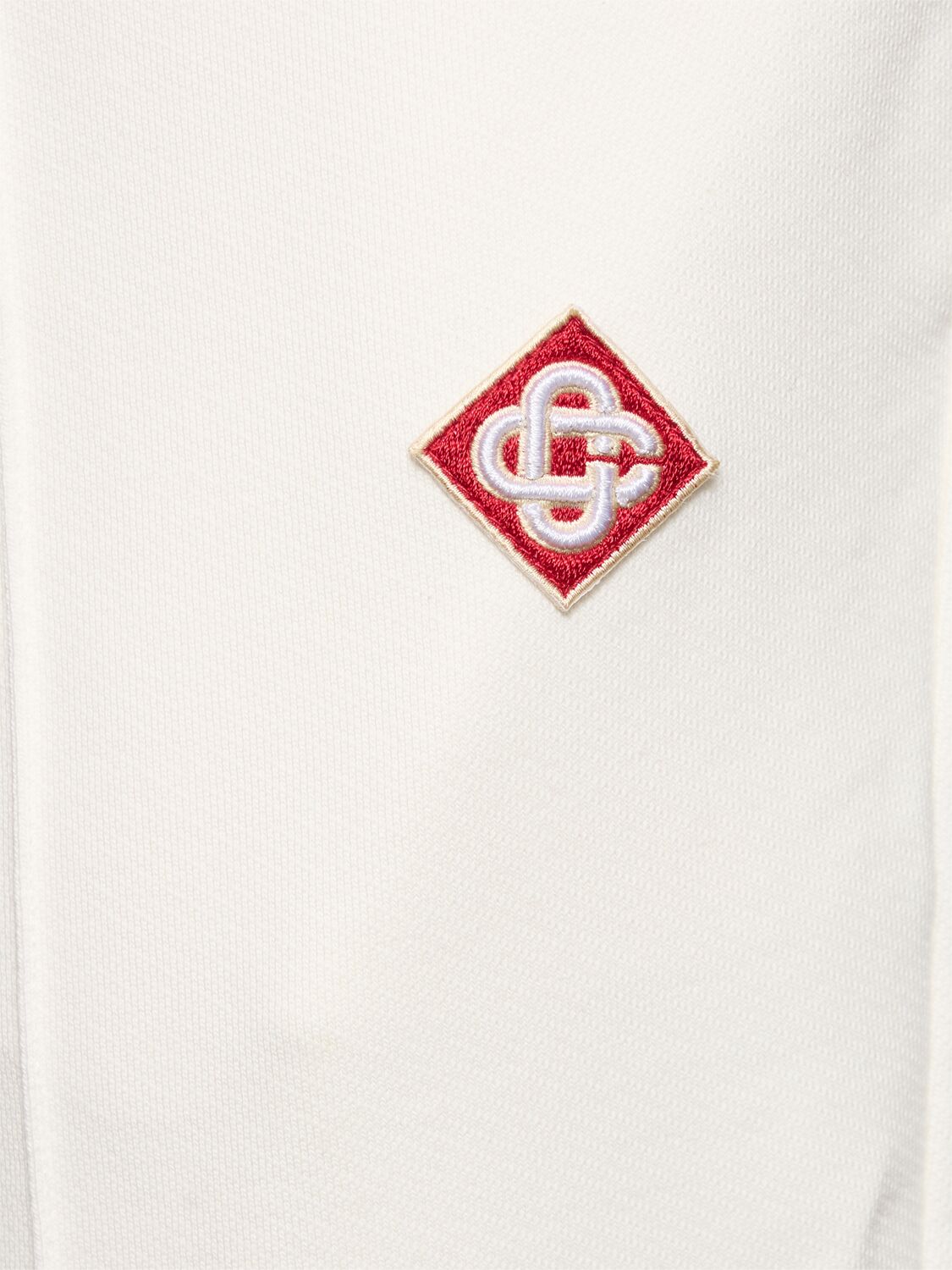 Shop Casablanca Diamond Logo Sweatpants In White