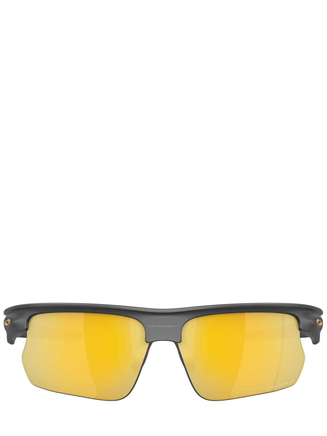 Shop Oakley Bisphaera Squared Sunglasses In Gold/black