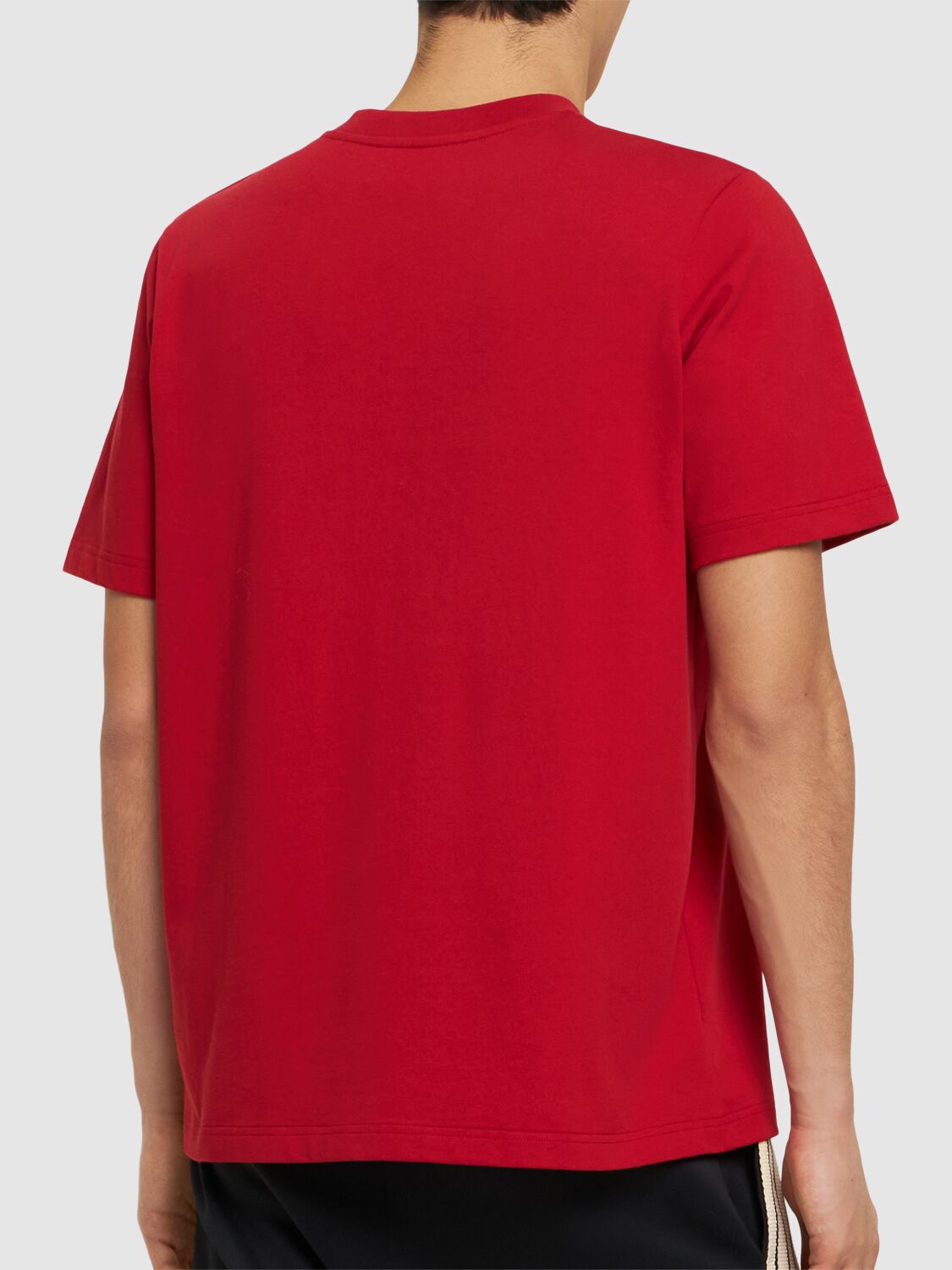 Shop Casablanca Casa Crest Printed T-shirt In Rosso