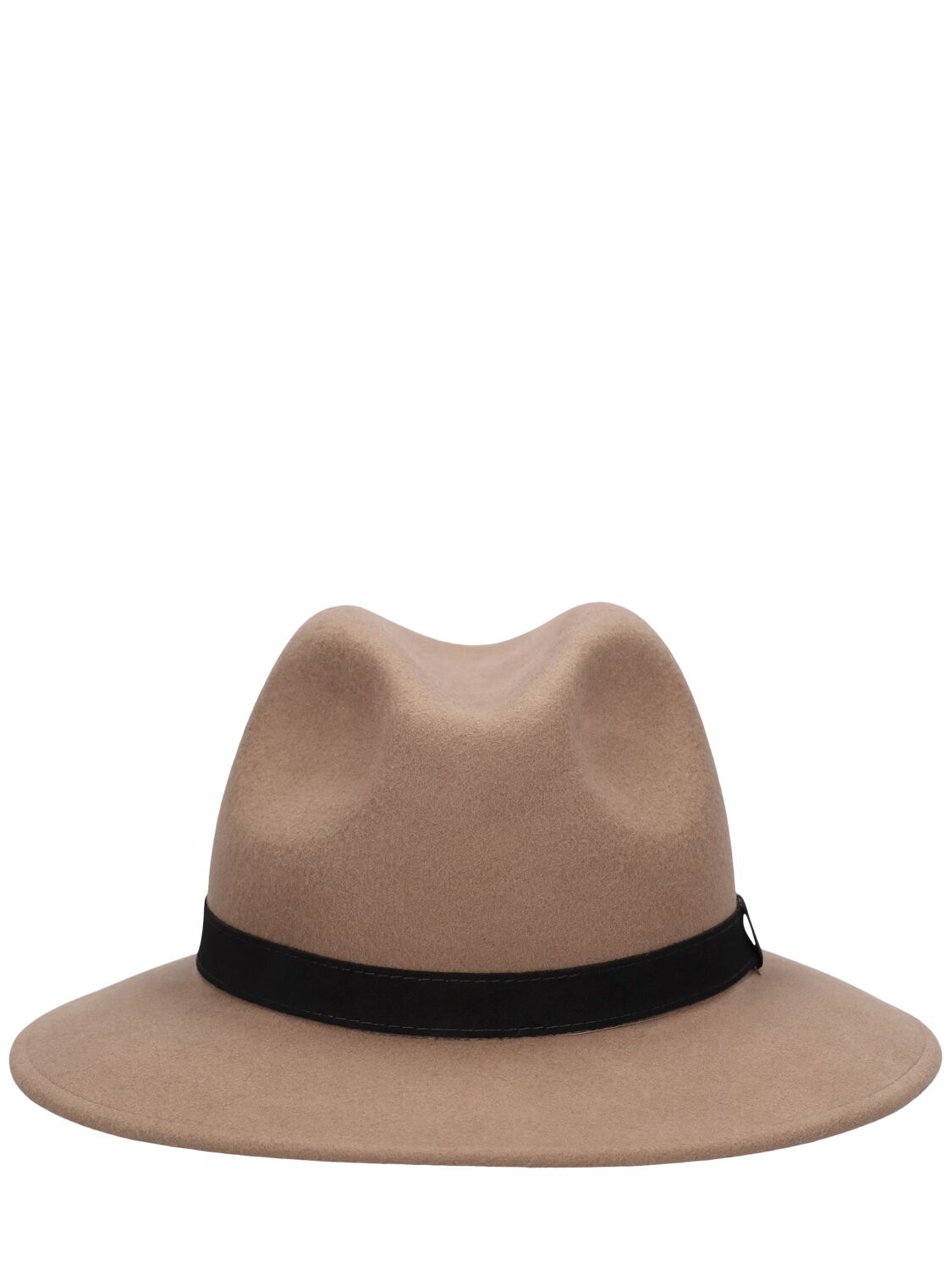 Shop Borsalino 6.5cm Dario Wool Felt Hat In Light Beige