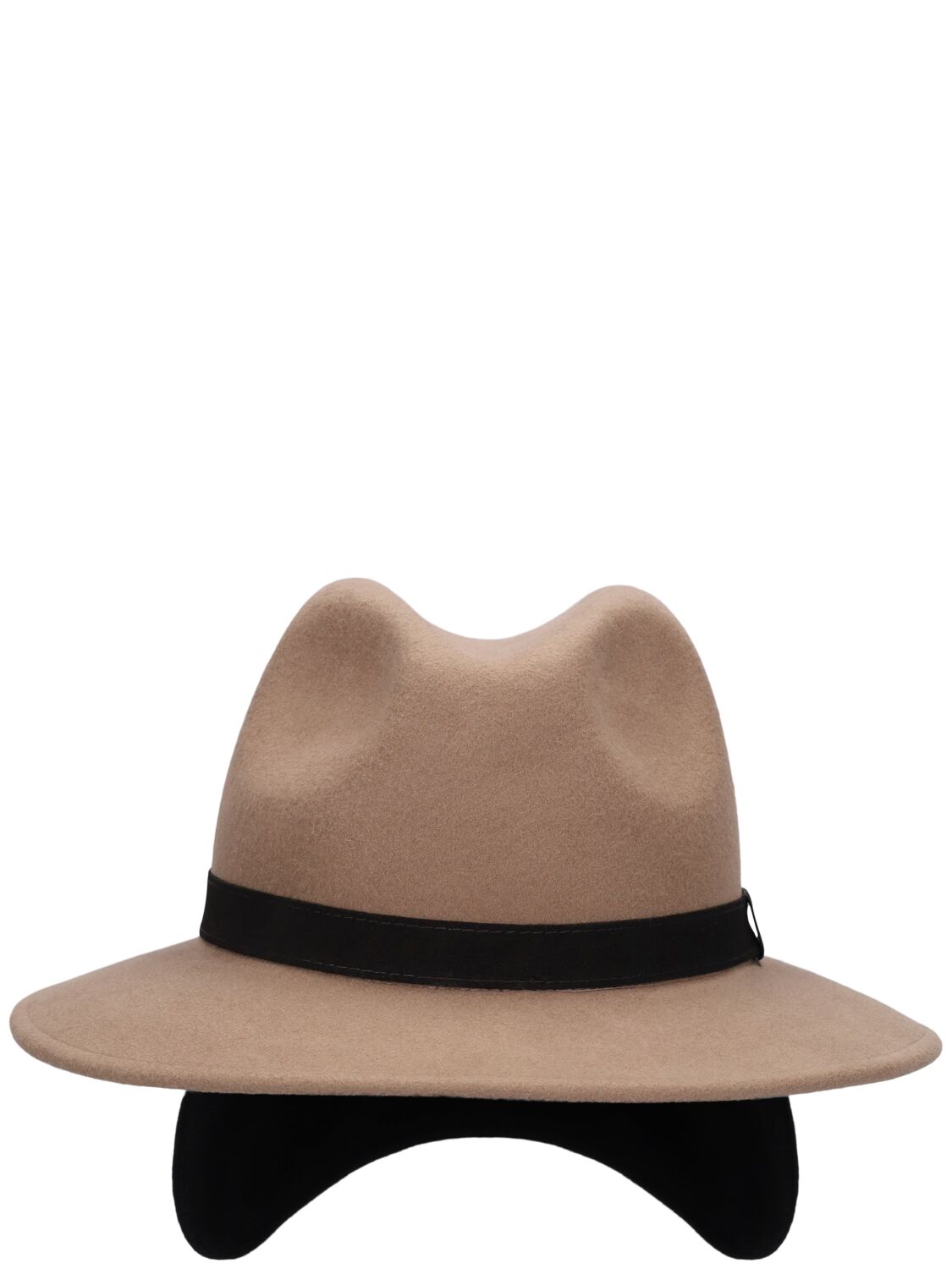 Borsalino 6.5cm Dario Wool Felt Hat In Brown
