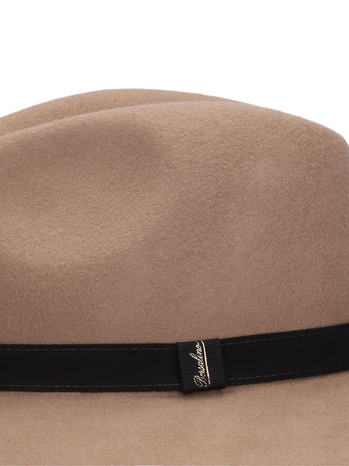 Shop Borsalino 6.5cm Dario Wool Felt Hat In Light Beige