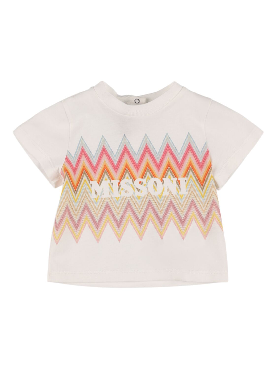Missoni Printed Cotton Jersey T-shirt In Multi