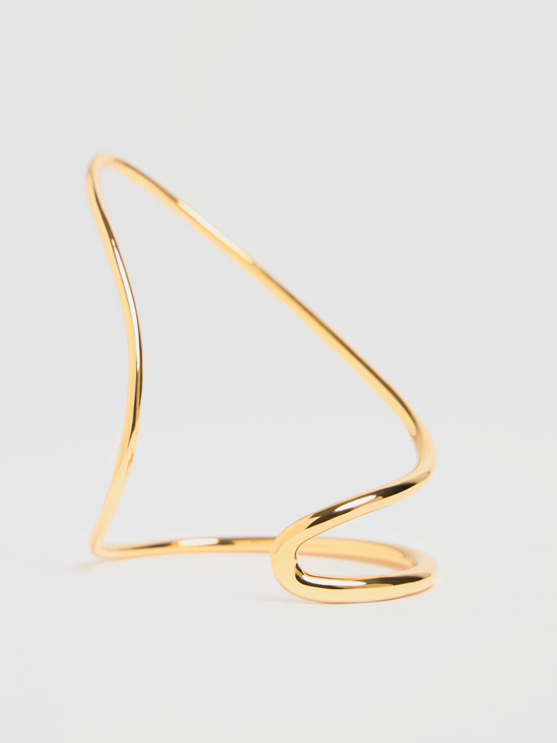 Shop Charlotte Chesnais Ivy Droite Vermeil Bracelet In Gold