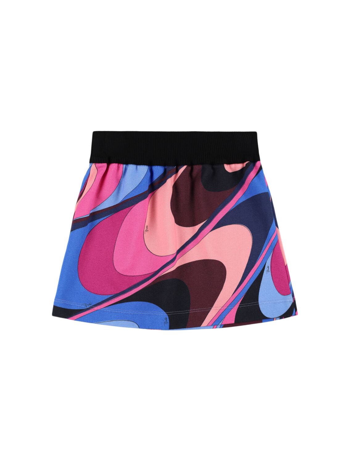 Pucci Printed Cotton Skirt In Multi