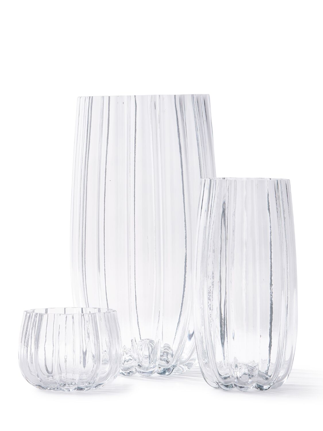 Polspotten Large Melon Vase In Transparent