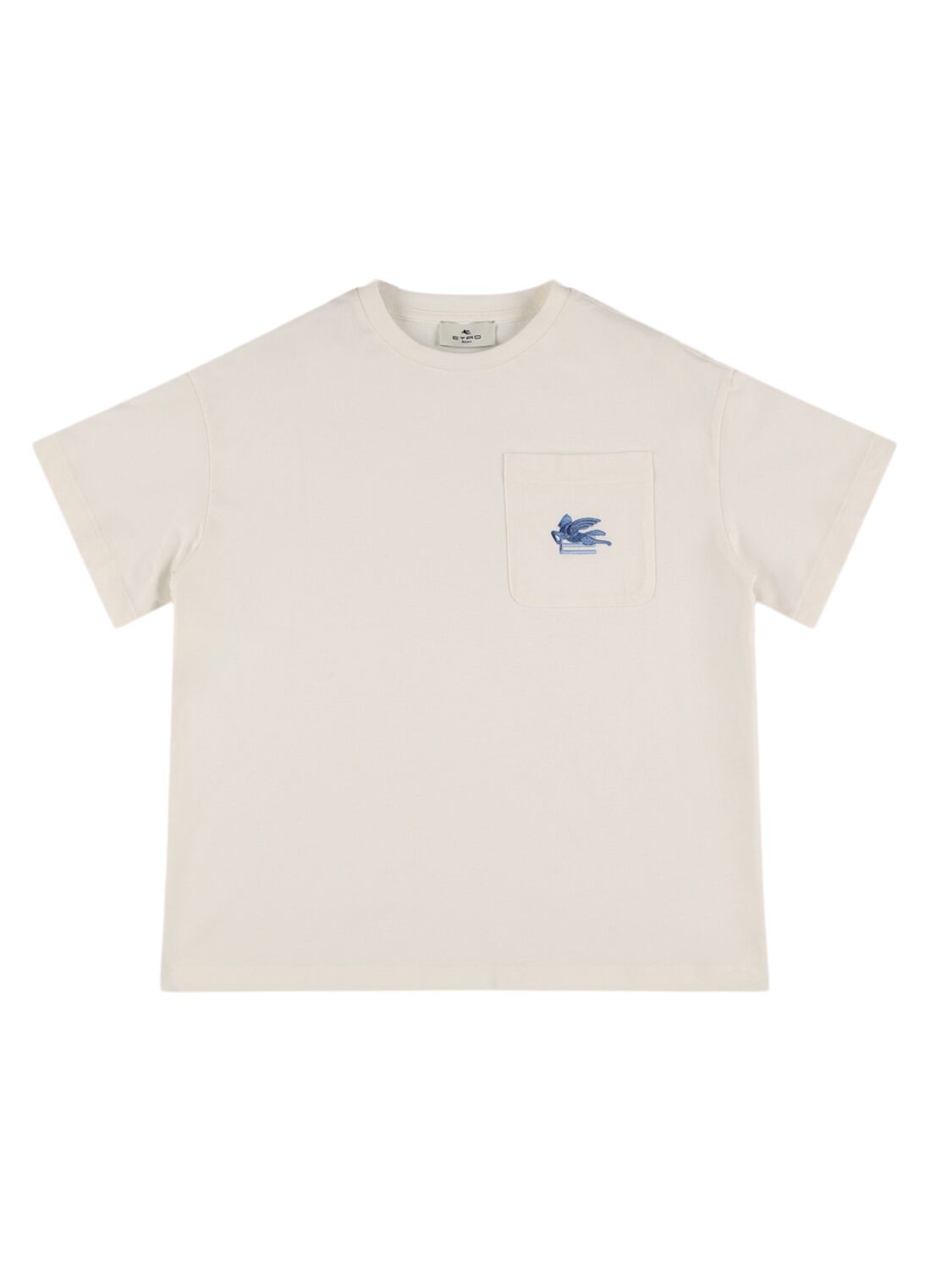Etro Cotton Jersey T-shirt In Off-white