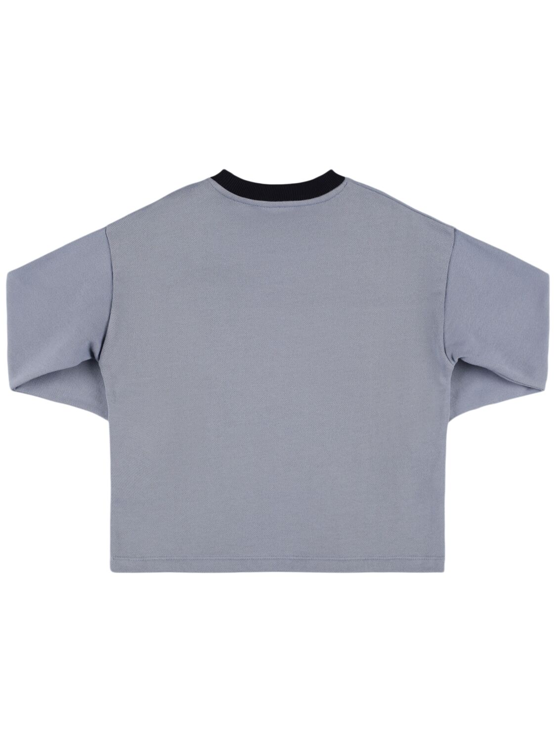 Shop Etro Logo Cotton Crewneck Sweatshirt In Light Blue