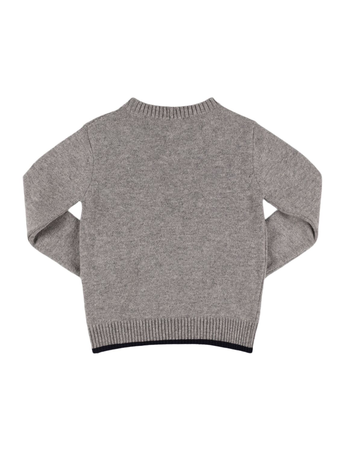 Shop Etro Wool & Cashmere Knit Sweater In Grey