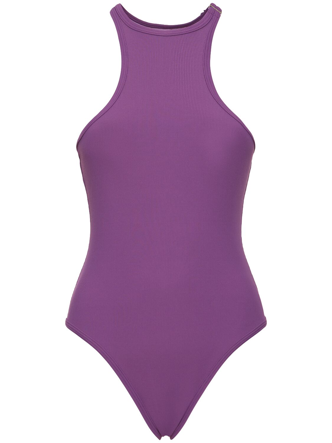 Ribbed Lycra One Piece Swimsuit