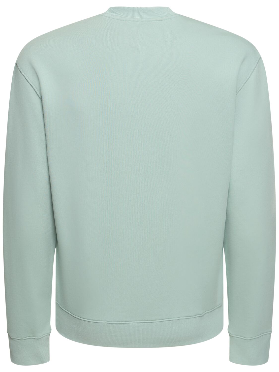 Shop Maison Kitsuné Surfing Foxes Comfort Sweatshirt In Seafoam Blue