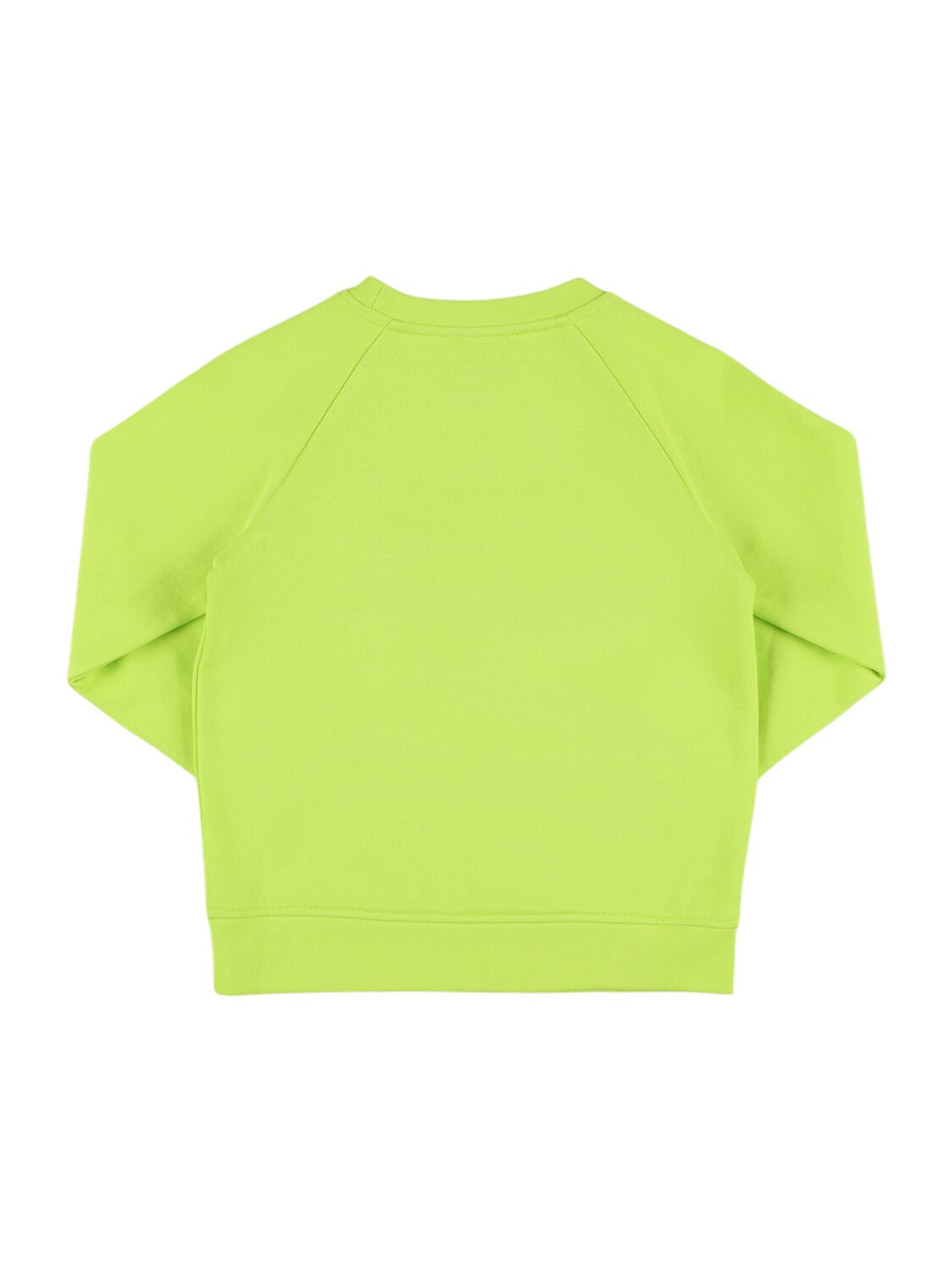 Shop Stella Mccartney Printed Cotton Sweatshirt In Green