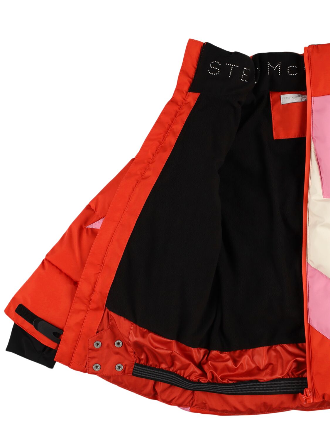 Stella Mccartney Poly Puffer Snow Jacket In Red