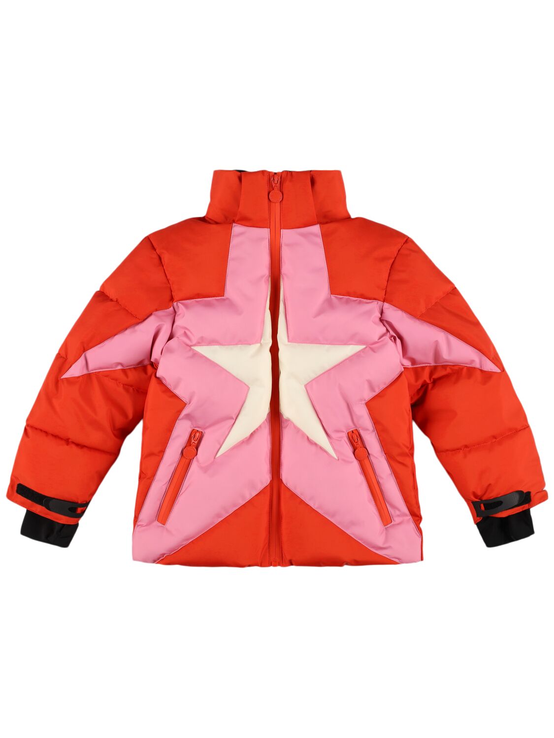 Stella Mccartney Poly Puffer Snow Jacket In Red