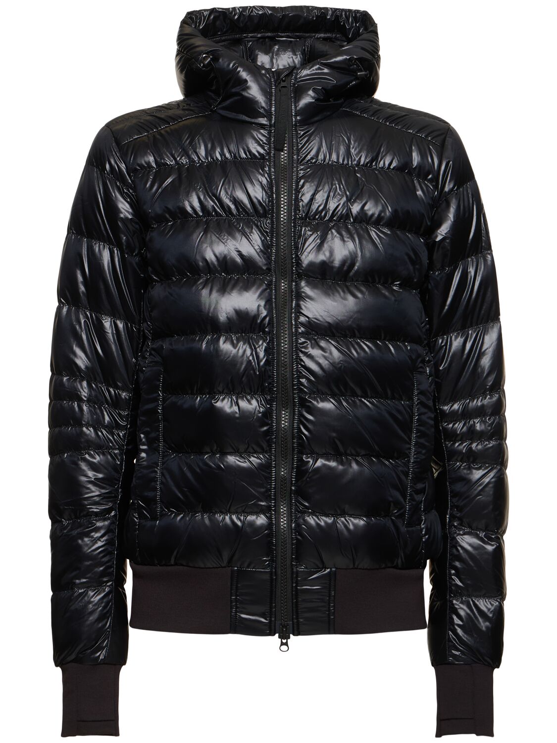 Canada Goose Crofton Recycled Nylon Down Jacket In Black