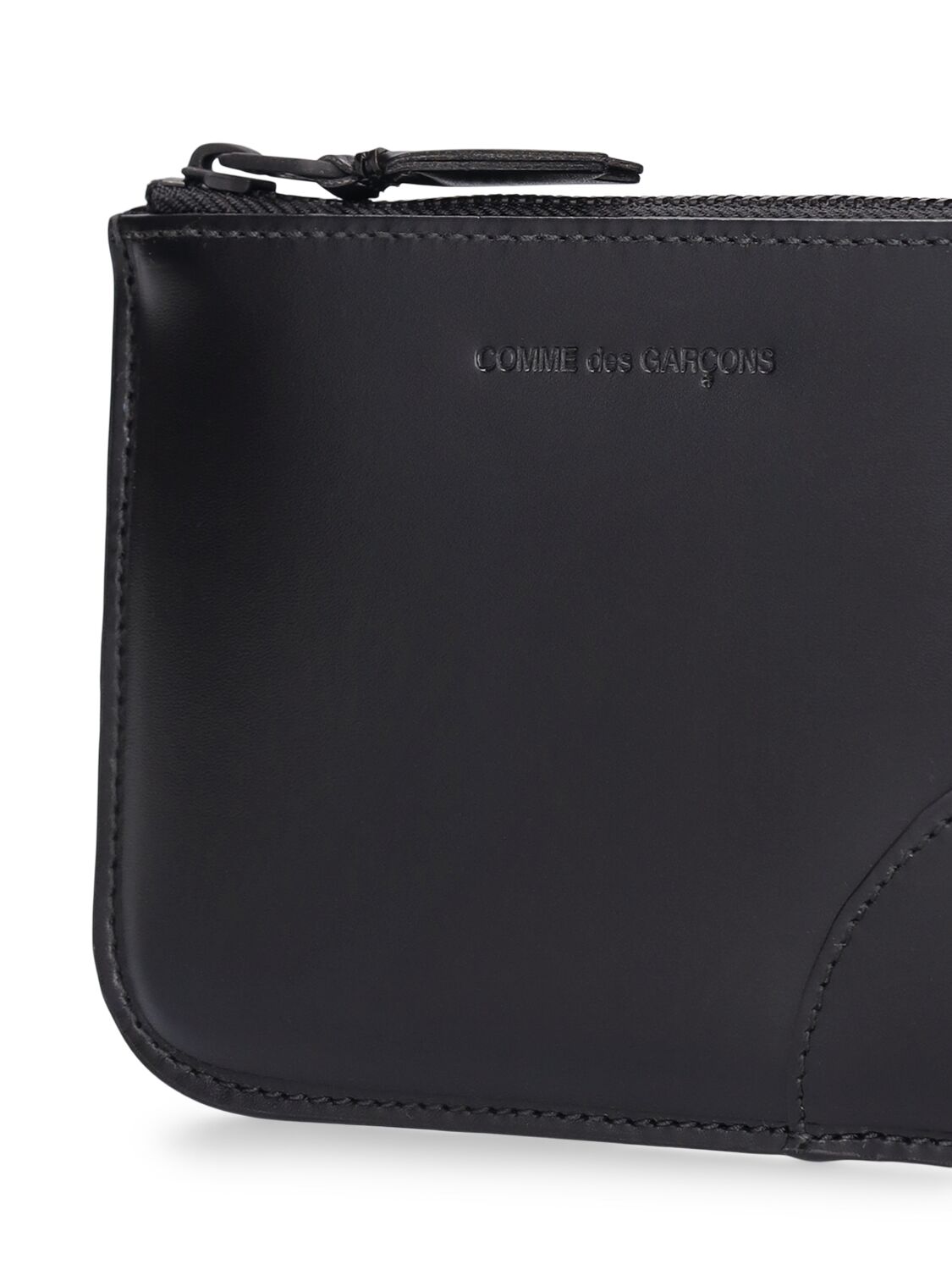 Shop Comme Des Garçons Very Black Leather Pouch