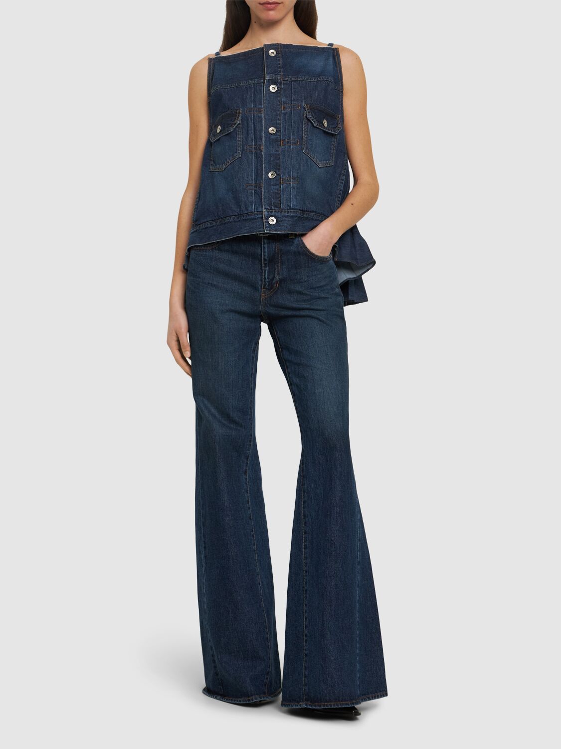 Denim Camisole Top
