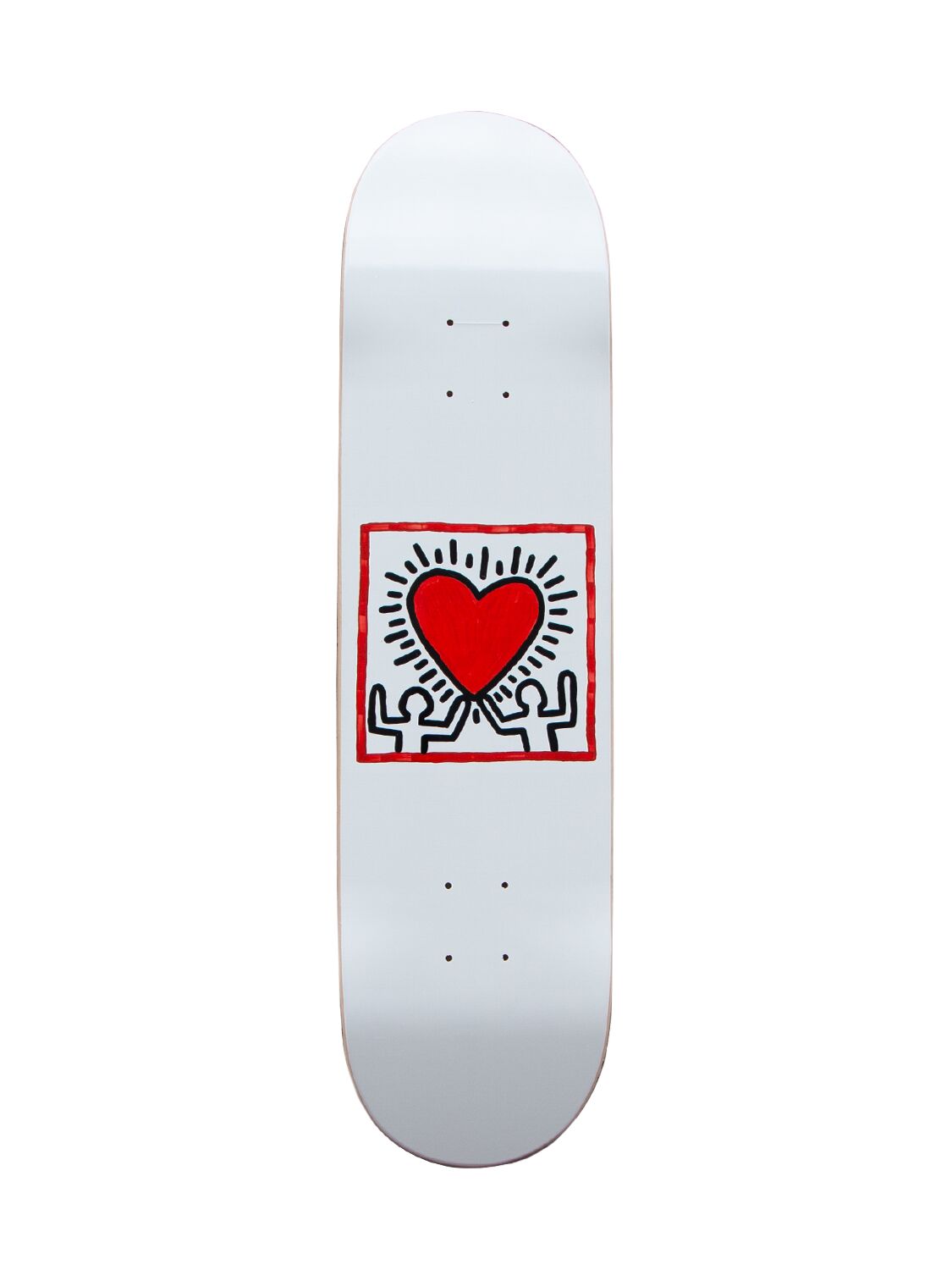 The Skateroom Untitled (heart) Wall Art In White