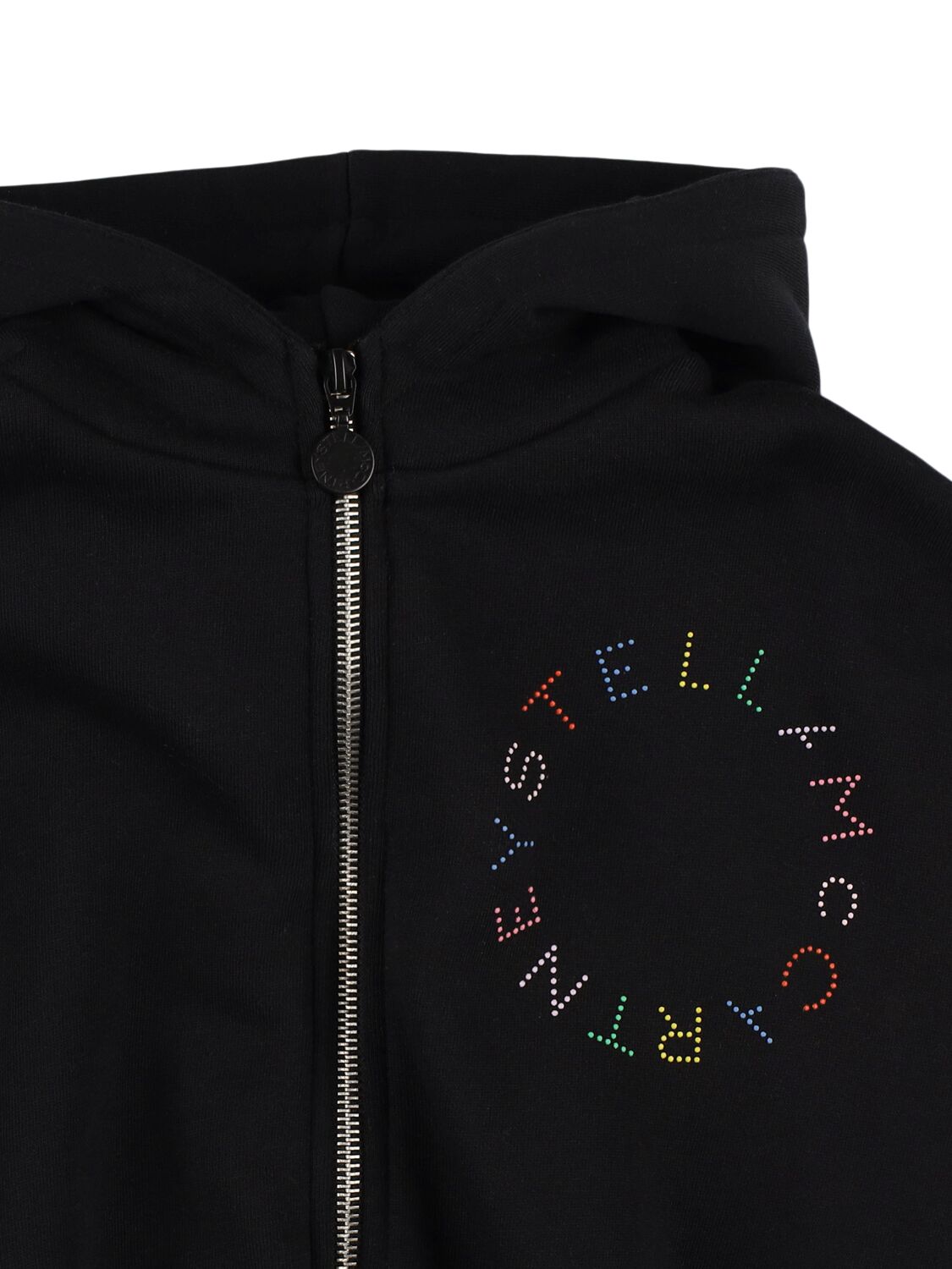 Shop Stella Mccartney Cotton Sweatshirt Hoodie & Sweatpants In Black