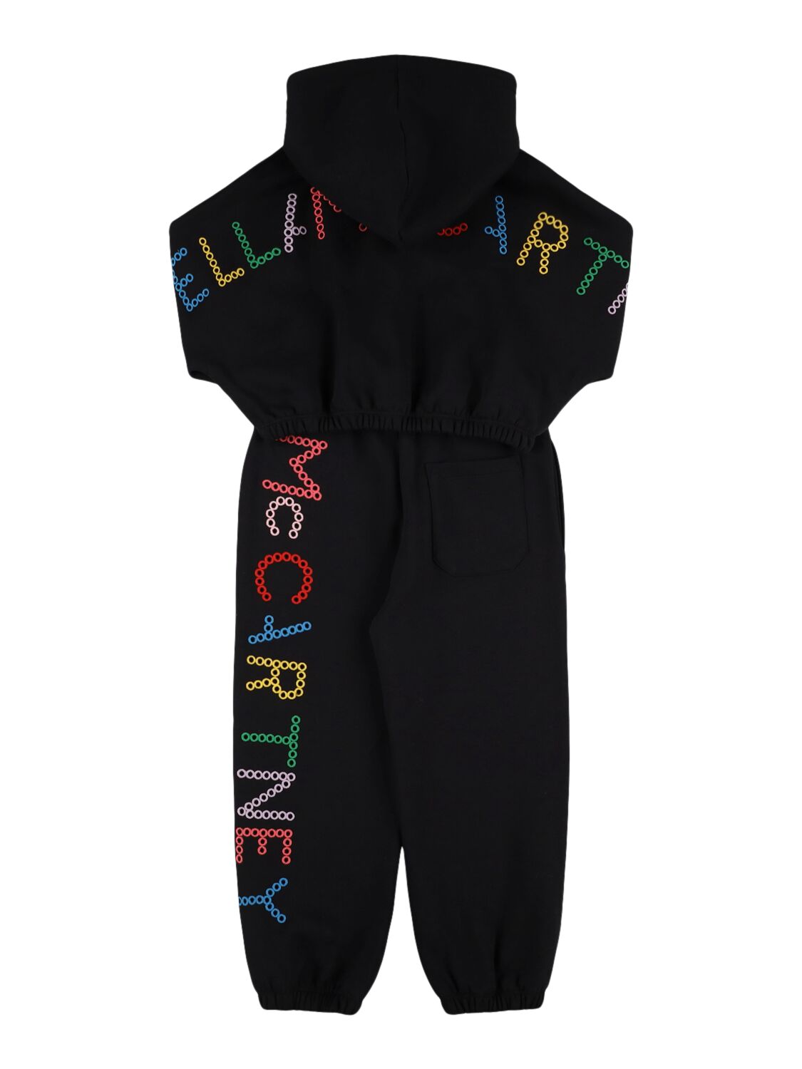 Shop Stella Mccartney Cotton Sweatshirt Hoodie & Sweatpants In Black