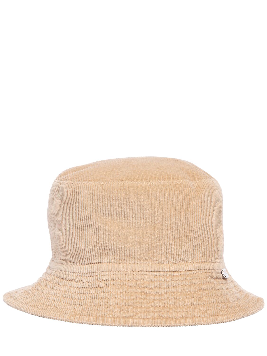 Il Gufo Cotton Blend Corduroy Bucket Hat In Beige