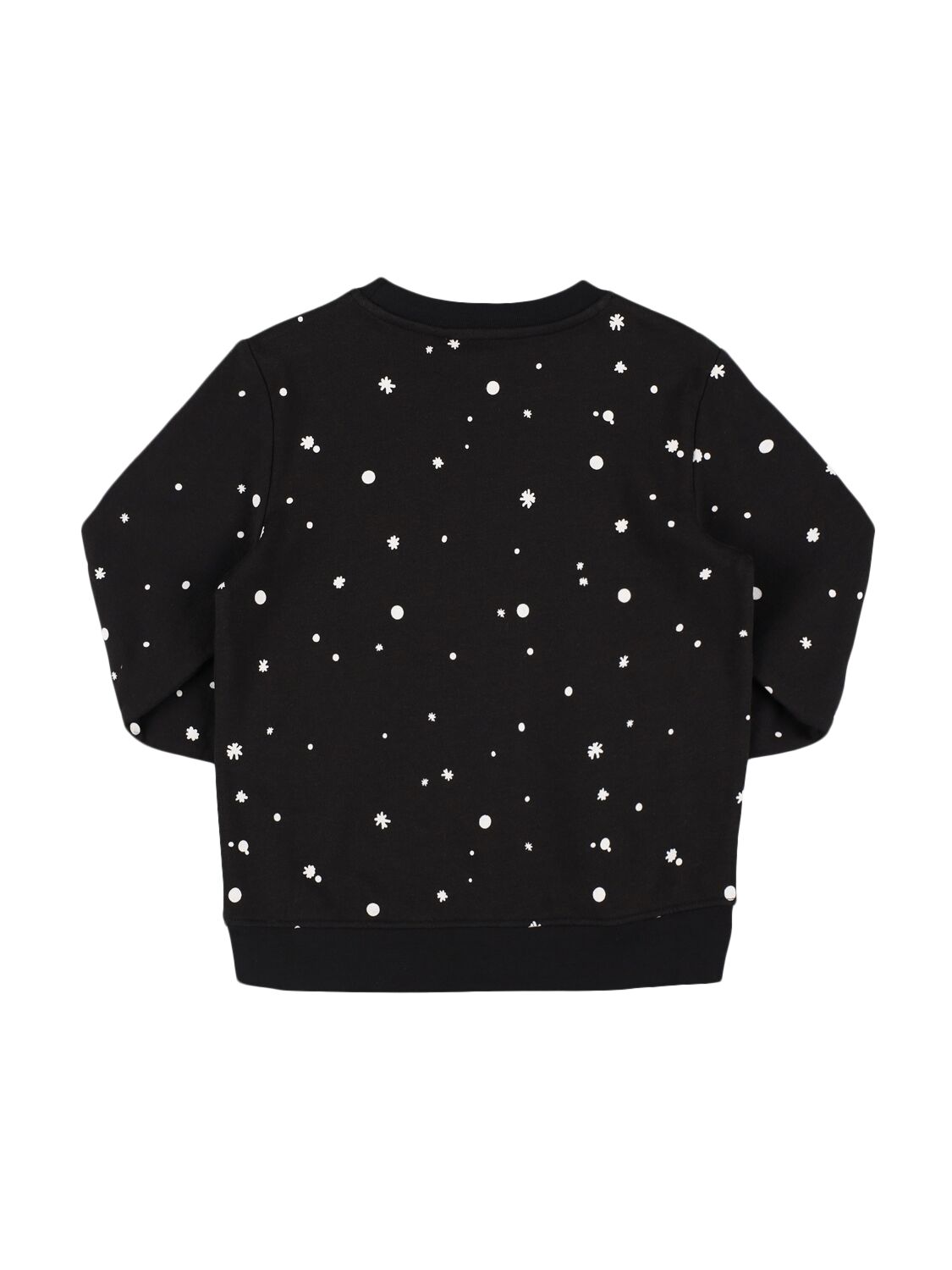 Shop Stella Mccartney Organic Cotton Sweatshirt In Black