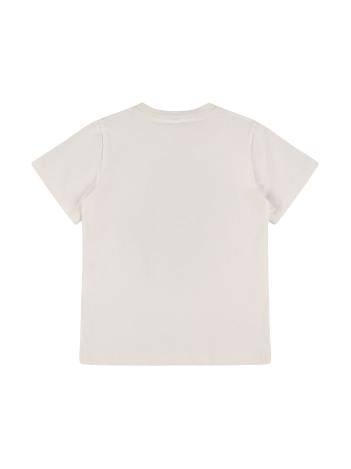 Shop Stella Mccartney Printed Cotton Jersey T-shirt In White