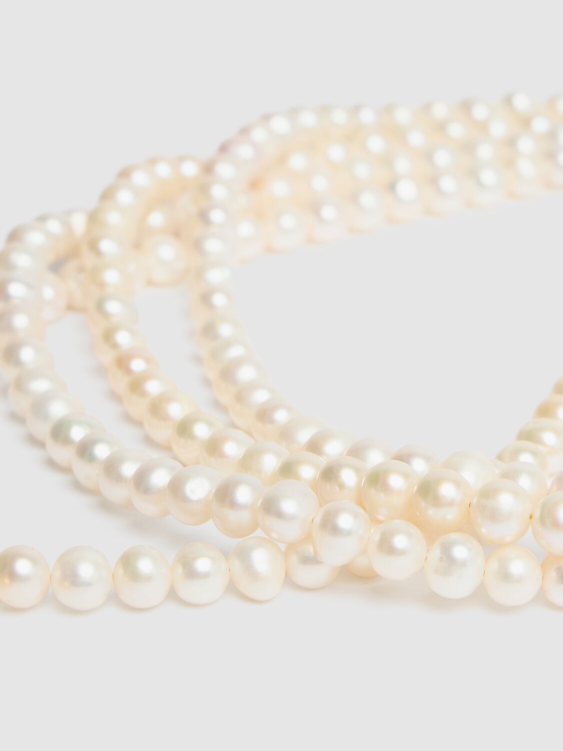 Shop Timeless Pearly Pearl & Crystal Necklace In White/gold