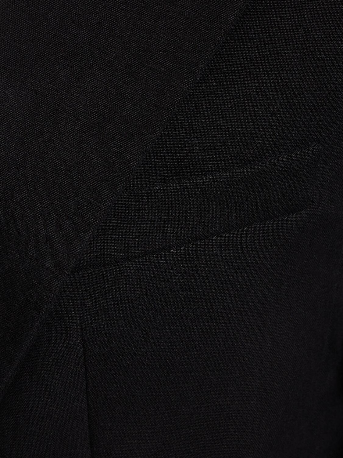Shop Michael Kors Linen Single Breasted Blazer In Black