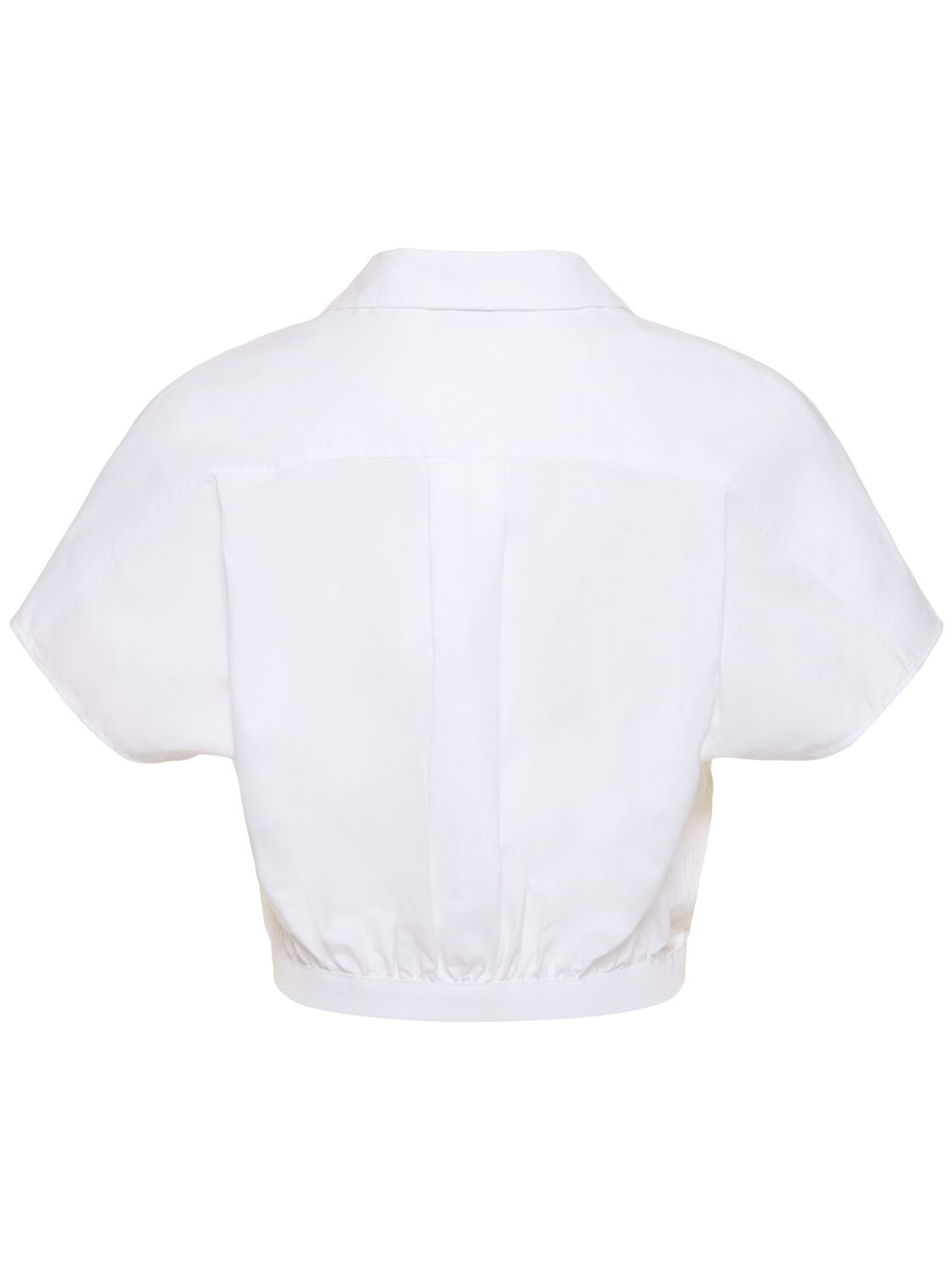 Shop Giambattista Valli Poplin Shirt In Optic White