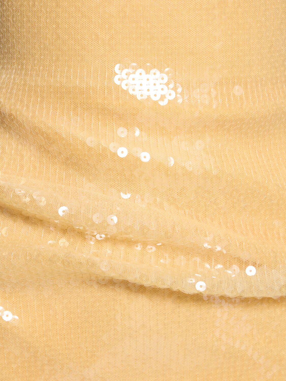 Shop 16arlington Sior Sequined Mini Dress In Cream