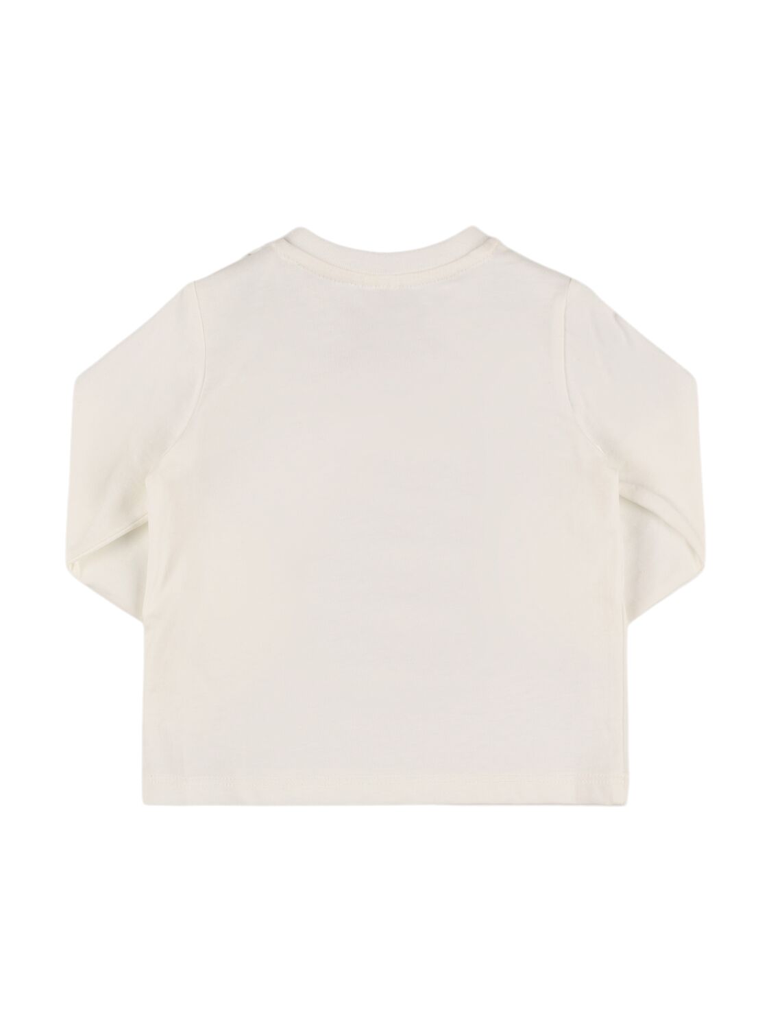 Shop Stella Mccartney Printed Cotton Jersey Top In White