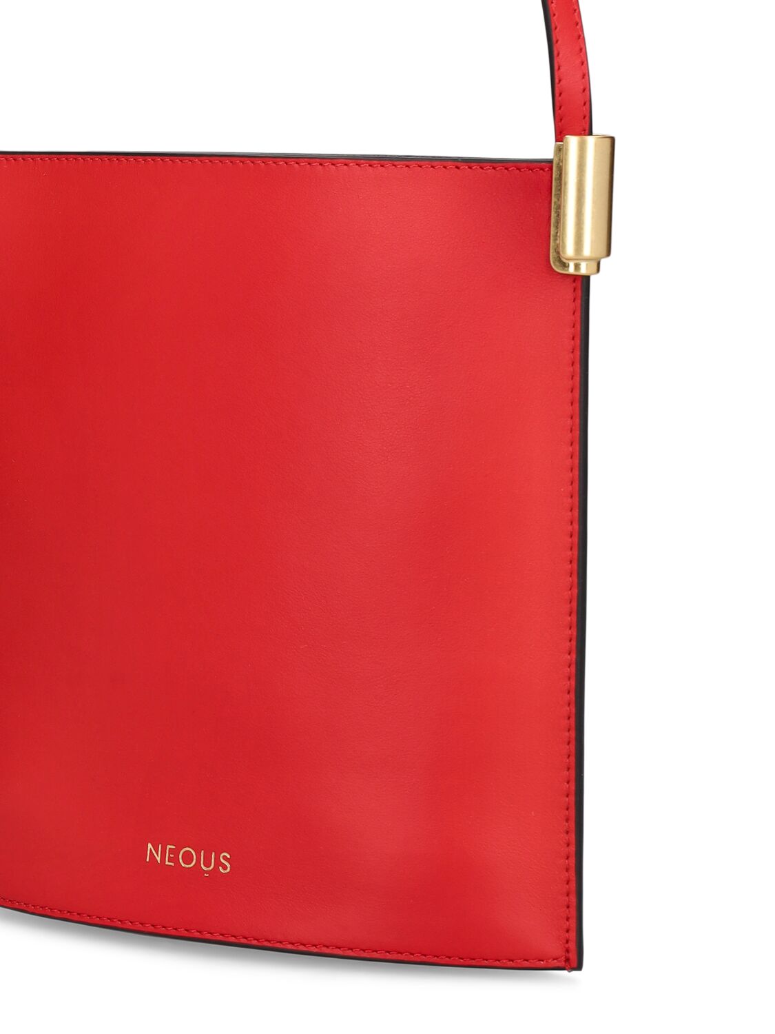 Shop Neous Dorado 1.0 Leather Shoulder Bag In Red