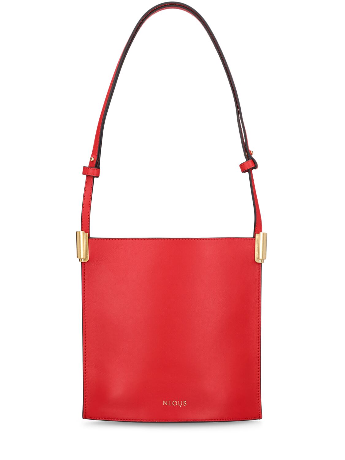 Neous Dorado 1.0 Leather Shoulder Bag In Red