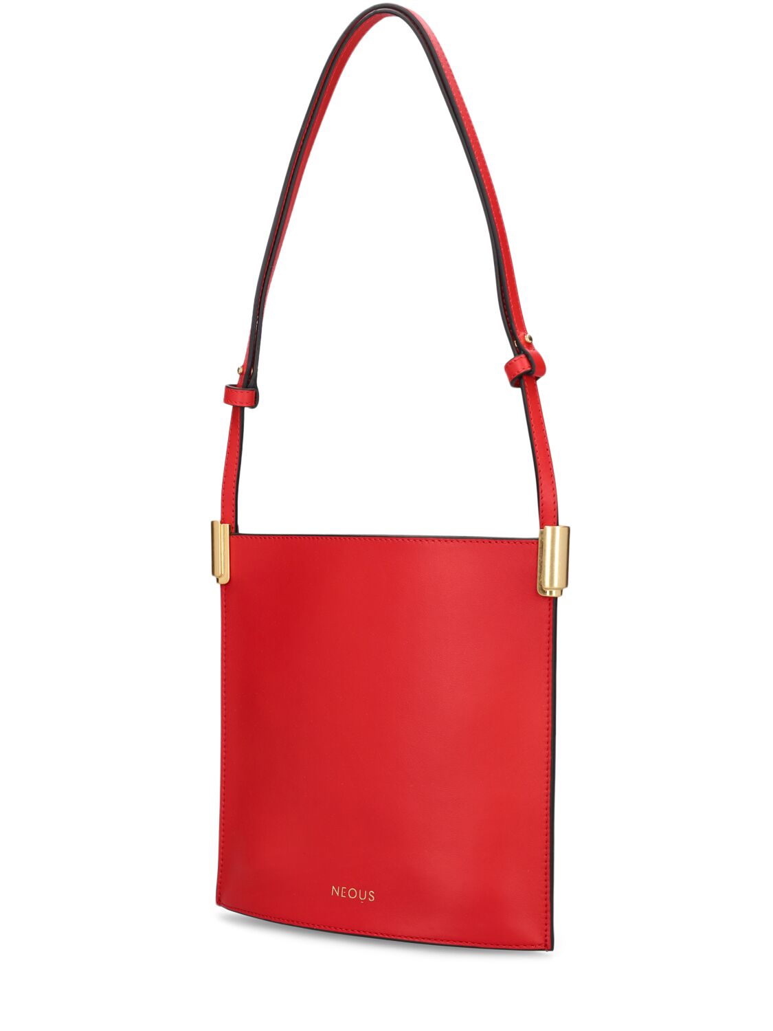 Shop Neous Dorado 1.0 Leather Shoulder Bag In Red