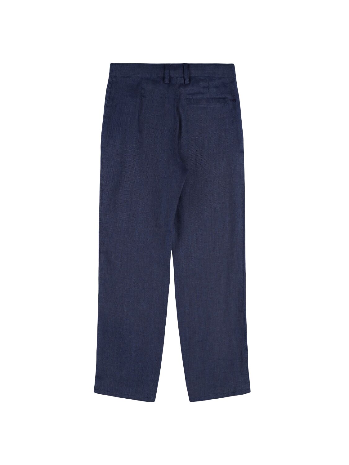 Shop Emporio Armani Cotton Blend Cargo Pants In Dark Blue