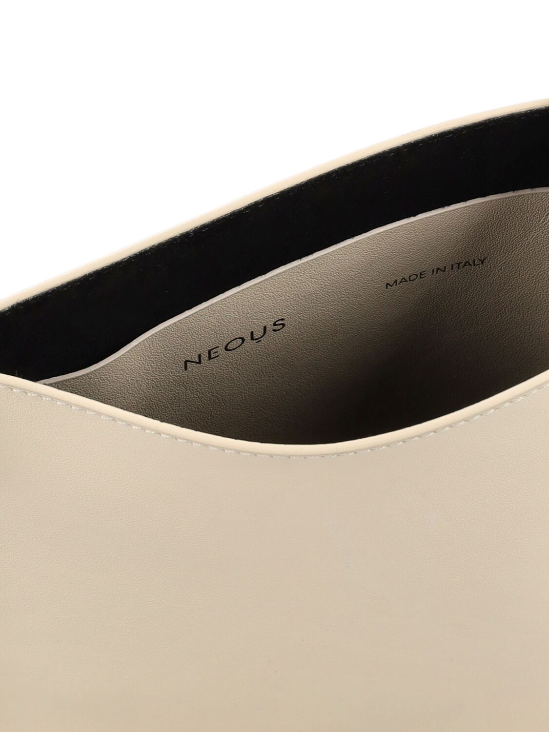Shop Neous Dorado 1.0 Leather Shoulder Bag In Cream