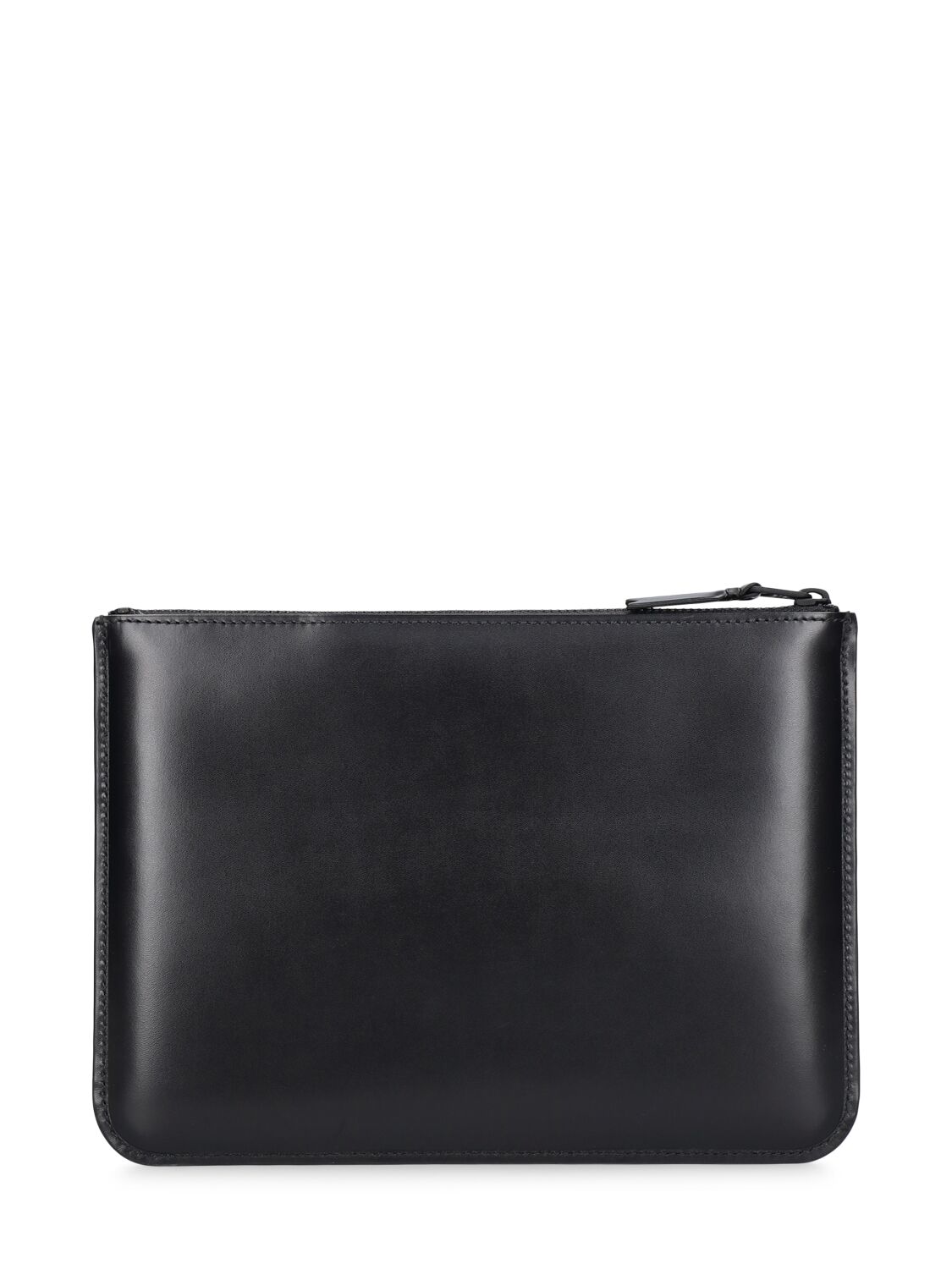 Shop Comme Des Garçons Very Black Leather Pouch